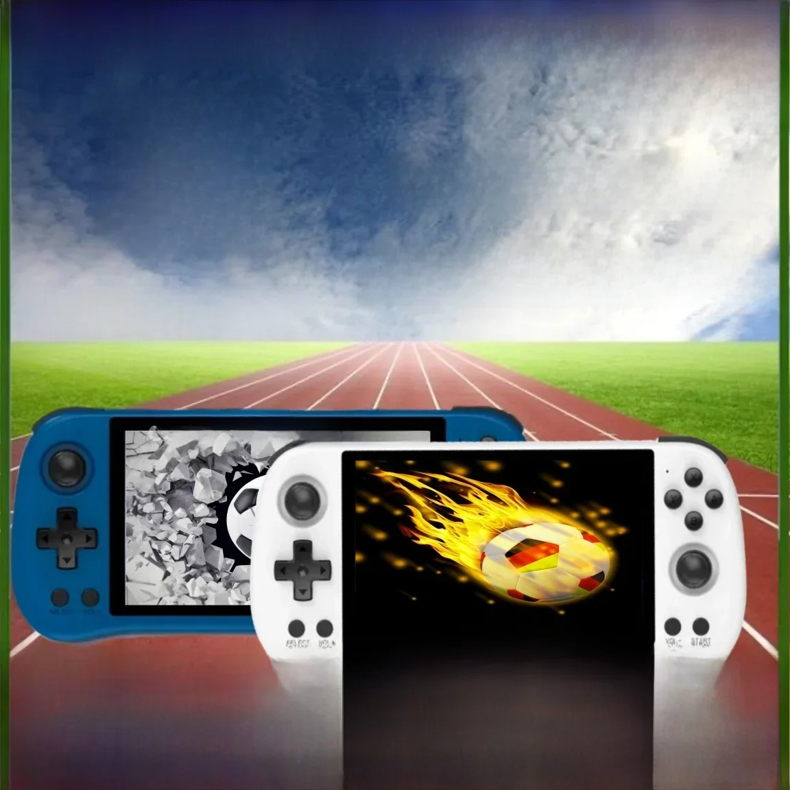 POWKIDDY X55 Retro Handheld Game Video Player Console 5,5 inch HD-scherm RK3566 Open Source Linux-systeem Bluetooth 512G PSP Gift - afbeelding 2