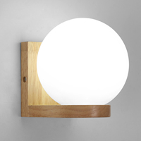 Indoor Wall Lights, Modern Minimalist Design Wall Lamp Rounde Ball E27 without Bulb for Living Room Bedroom Corridor Stairs Hall