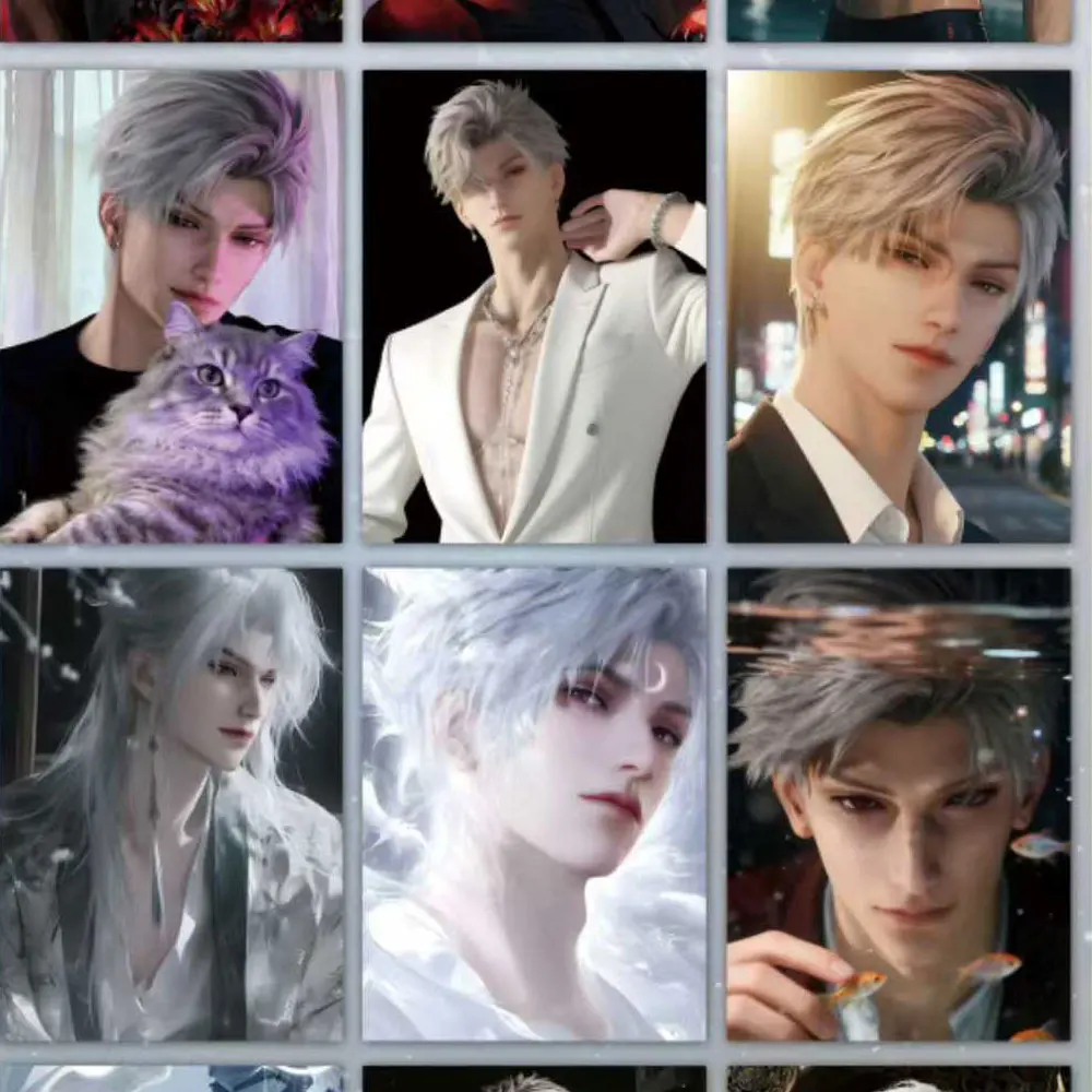 الحب والمساحة العميقة بطاقات جمع لقاء جميلة كول وينشوانغ 300 زائد تصاميم 63x88 مللي متر أنيمي أوتومي لعبة قسط