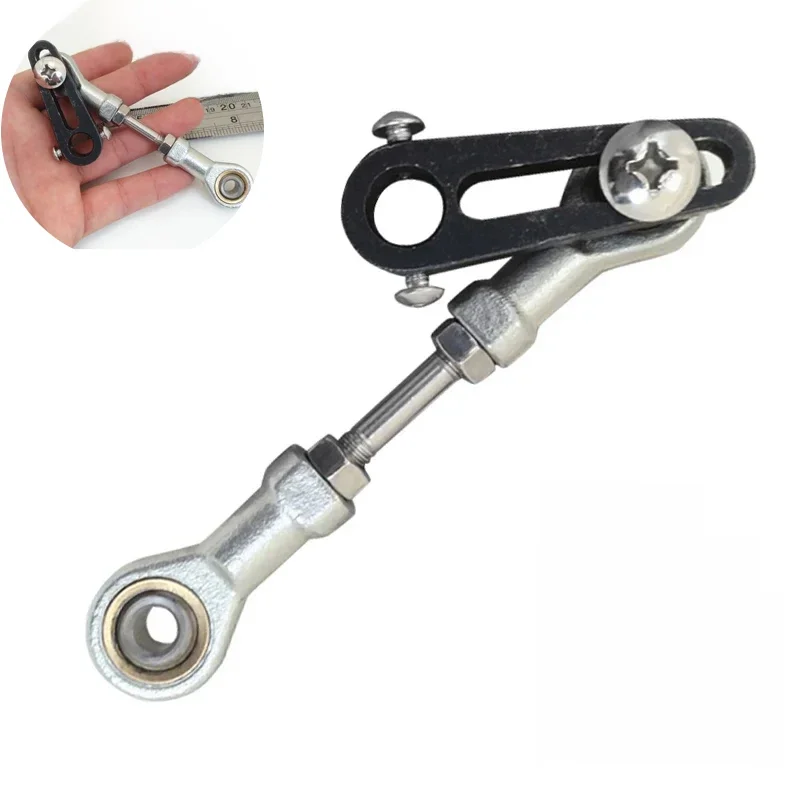 Arbre de bras de moteur alternatif, arbre de culbuteur de moteur télescopique 5-16mm, course réglable, levier à bascule, accessoires de vilebrequin, bricolage