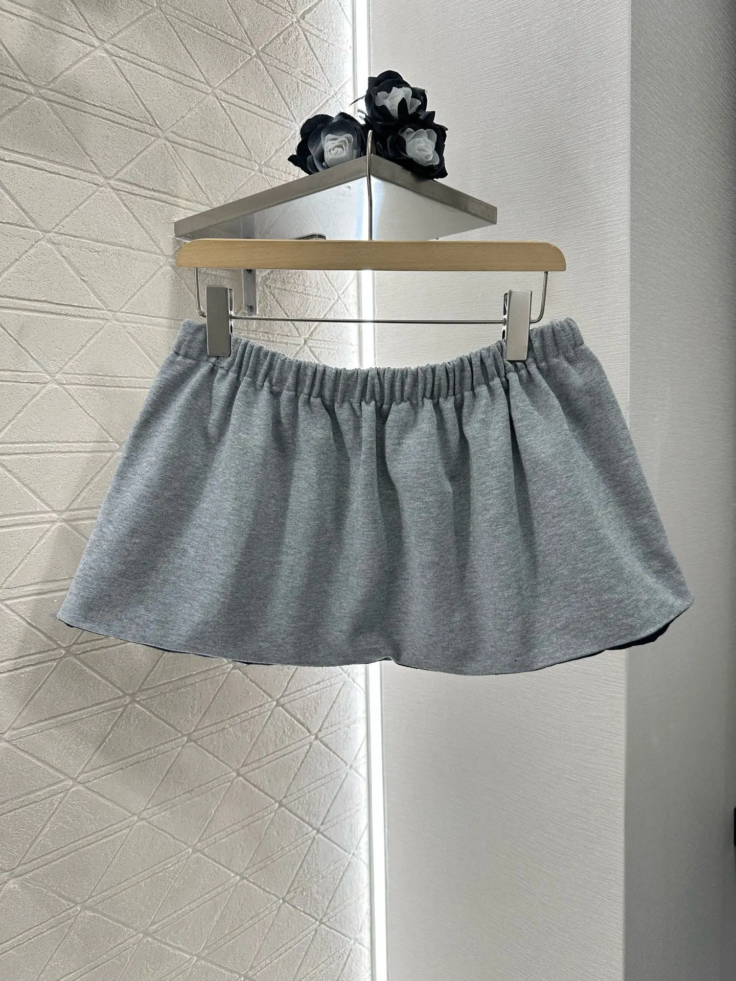 

2025 Early Autumn New Twill 100% Cotton Double-sided Wearable Short Skirt 204