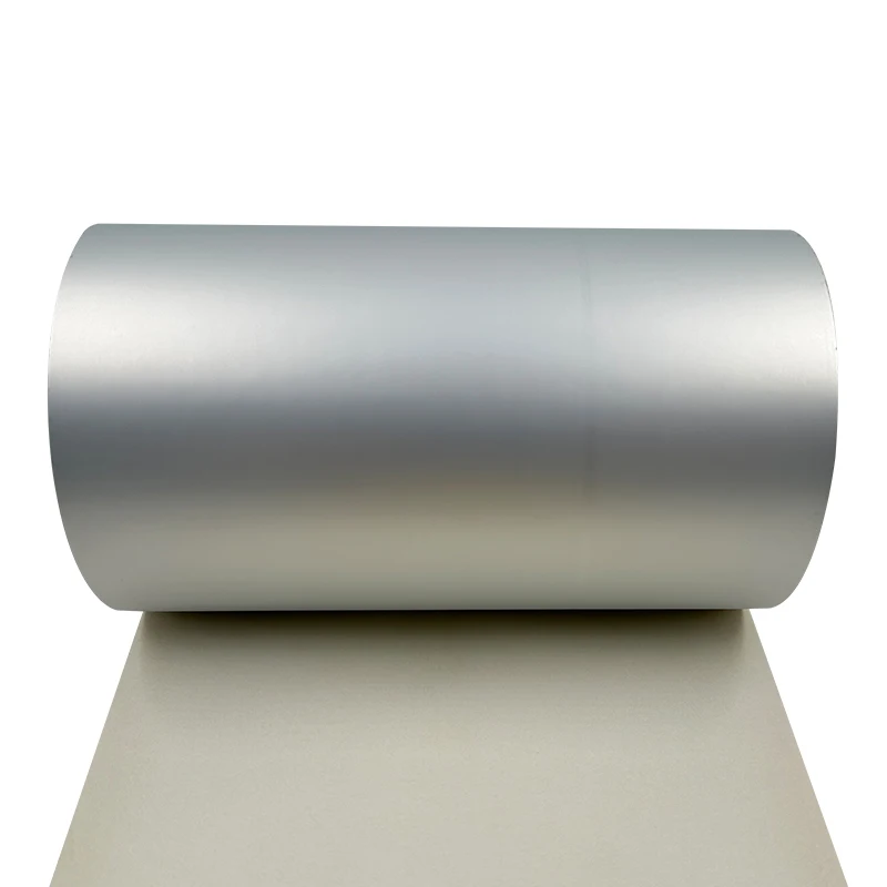 Thermal Transfer Label Material 7818 self-adhesive sticker paper printing clear matte silver film 300mm  width