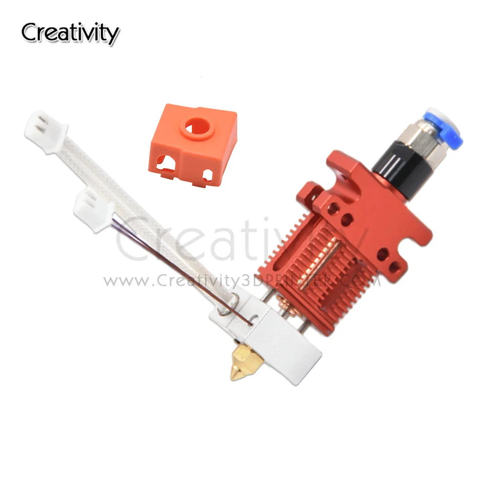 

All Metal Extruder J-head 3D Printer Hotend For CR6,CR-6 SE CR-5 Pro Print Head Silicone Sock thermistor Heating Rod Nozzle Kit