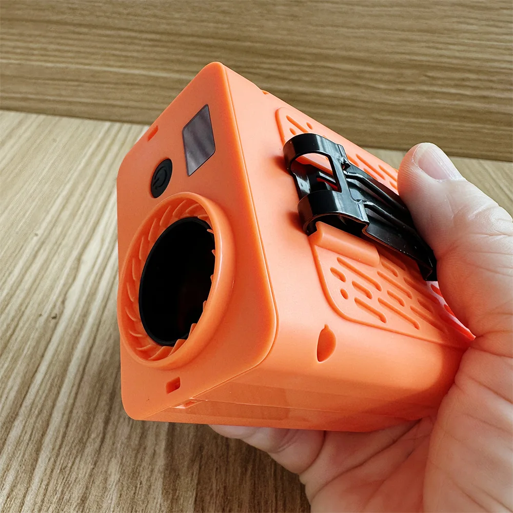 Portable WaistFan Stepless Speed Control 6000mAh USB Rechargeable Fan with LED Flashlight Wearable Neck Desk Clip Fan Power Bank