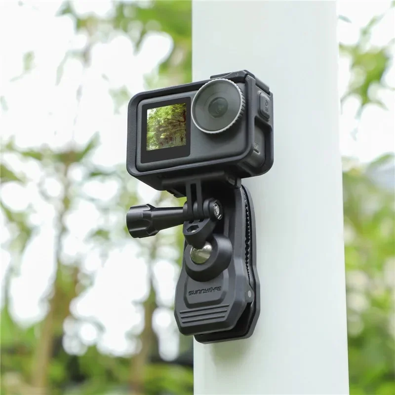 Magnetyczny uchwyt do kamery akcji, obracany o 360 stopni, mocowany do kapelusza, paska, plecaka, klips, zacisk do DJl OSMO Action 6 5 Pro 4 Go Pro 13 12 11 10 9 — zdjęcie produktu 7