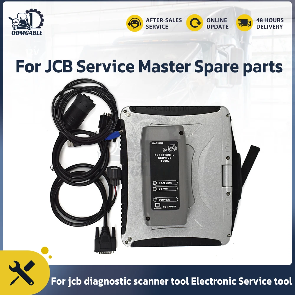 

V 1.73.3 version truck Diagnose Scanner JCB Service Master 4 Diagnostic Software with toughbook laptop CFC2/CF19