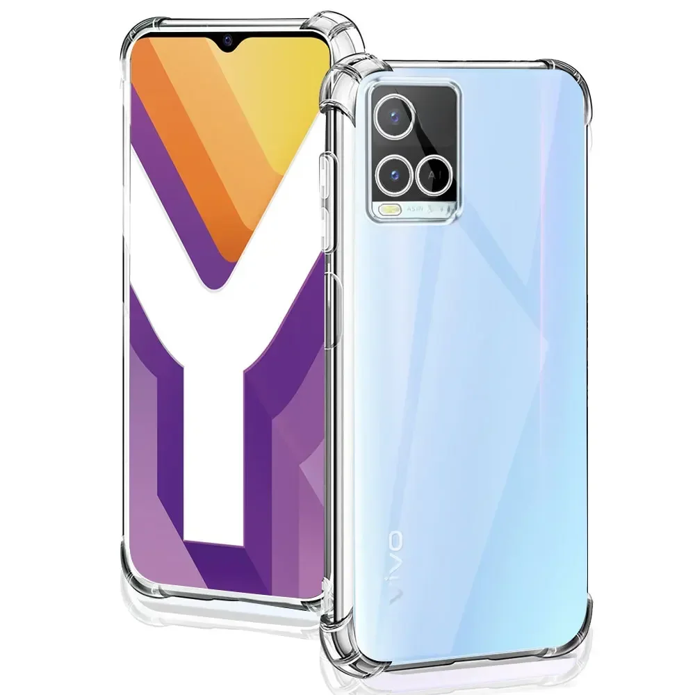 Dla VIVO Y33s Case 2021 silikonowe miękkie, odporne na wstrząsy przezroczysta osłona dla Vivo Y33S wyczyść przypadki telefonów dla vivo Y33s Fundas Coque — zdjęcie produktu 7