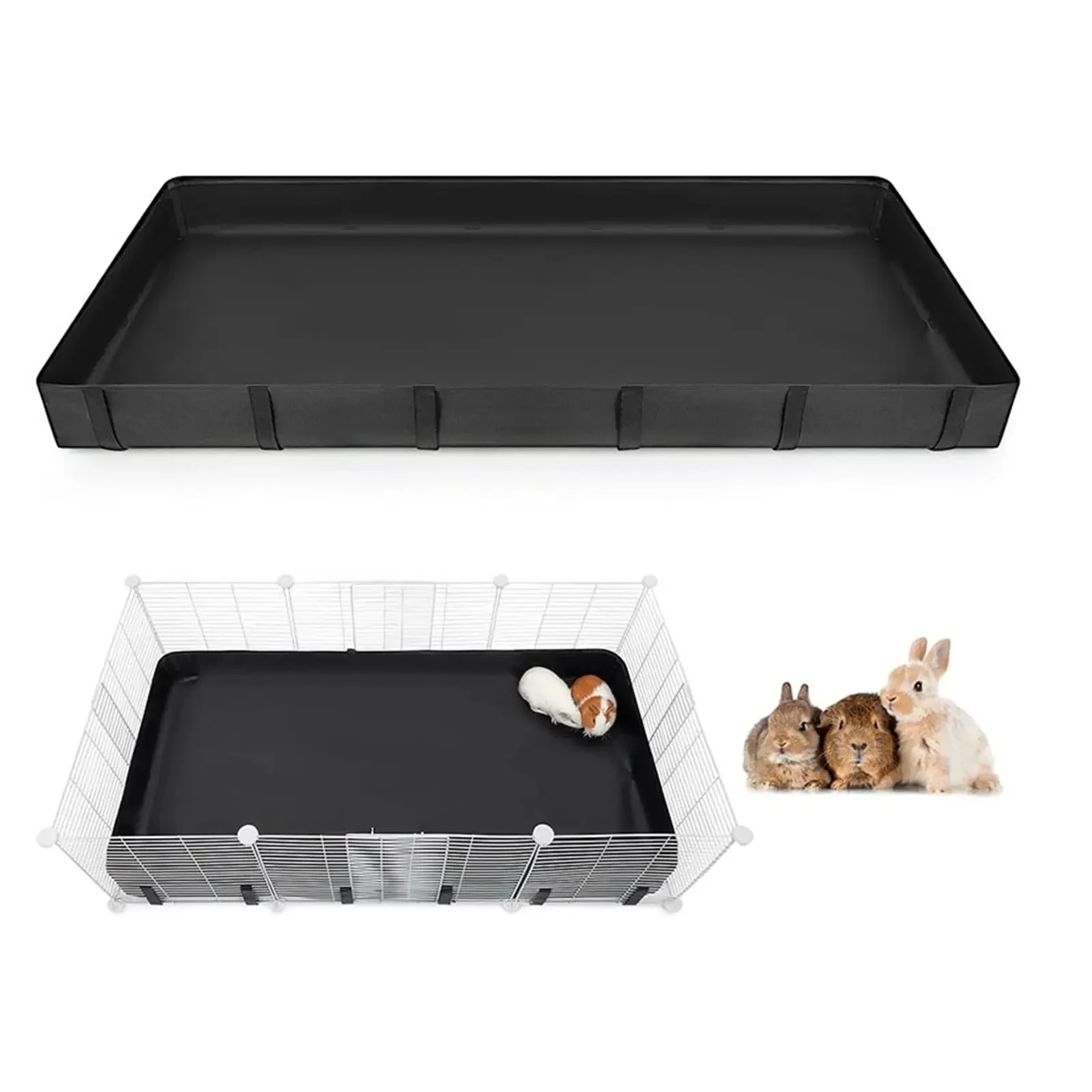 Base de literie pour cochon d'inde, bâche inférieure imperméable pour petits animaux, tapis, coussinets pour Hamsters, écureuil, accessoires, fournitures