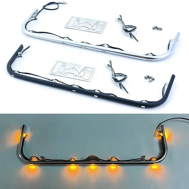 Symulacja LED-owych przednich dolnych świateł i lampy podbródkowej do ciężarówki RC Tamiya 1/14 SCANIA 770S 6X4 56368 8X4 56371, akcesoria do tuningu samochodów. — 2