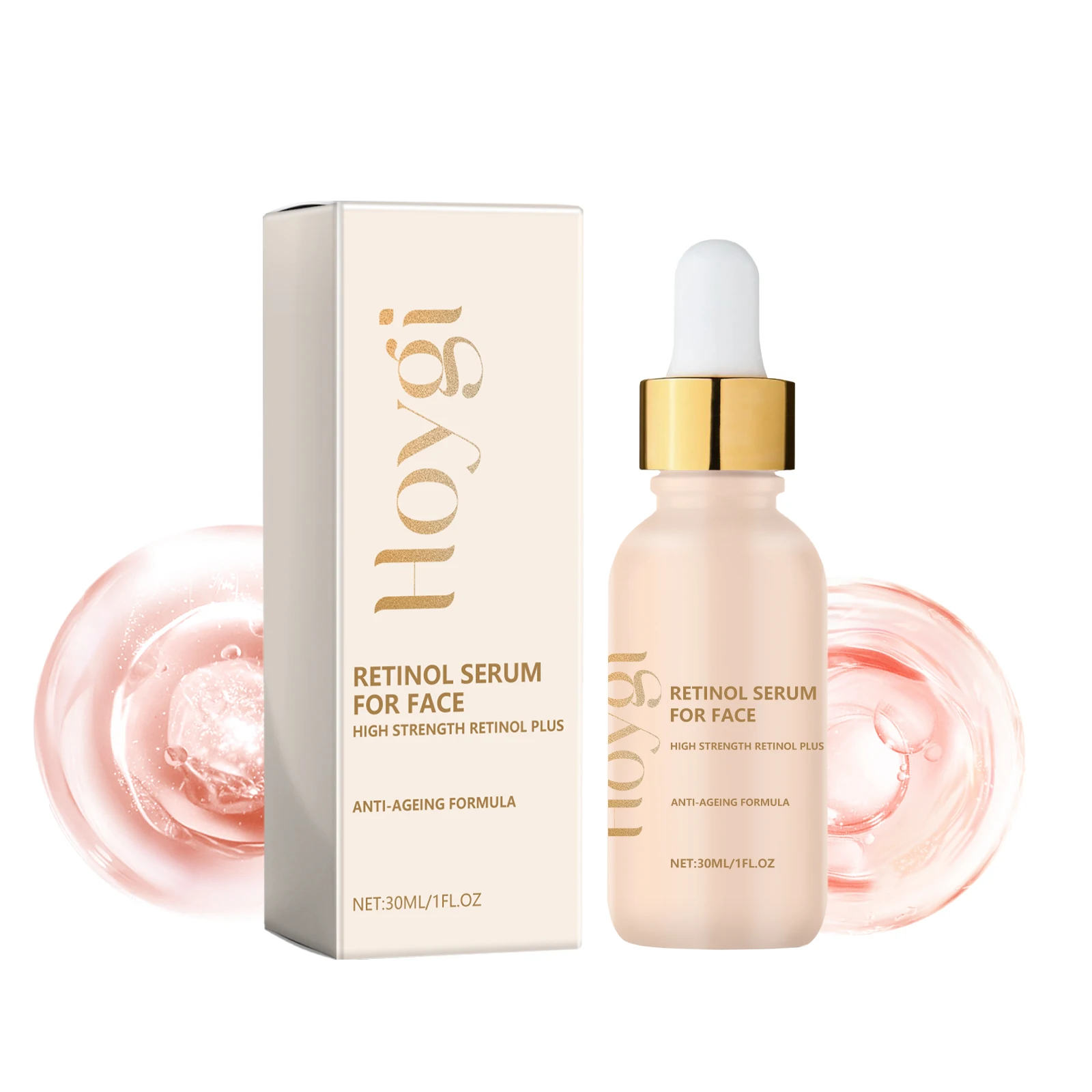 Hoygi Hydrating Moisturizing Firming Face Fine Lines and Anti-wrinkle Skin Care Essence Retinol Serum for Face Anti-ageing