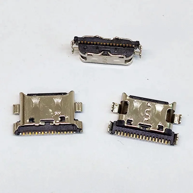 100 SZTUK Wtyczka portu ładowania USB do Samsung A12 A20 A22 A21S A30S A31 A32 A40S A41 A50S A51 A60 A70S Złącze ładowarki 18Pin — zdjęcie 2