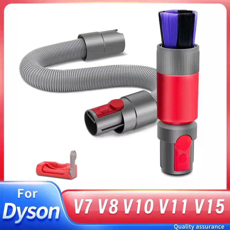 Scratch-free Dusting Brush Flexible Extension Hose Attachment for Dyson V7 V8 V10 V11 V15 Vacuum Cleaner Replacement Parts