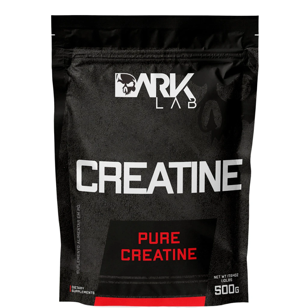 Creatina Monohidratada Pura Refil 500g Dark Lab - Creatina 100% Pura