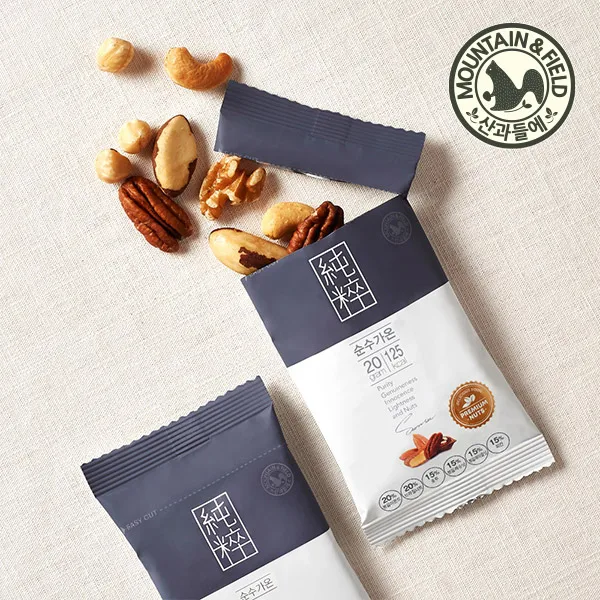 [M&F FOOD] Pure gaon x 90 bags 6 types of nuts almond walnut