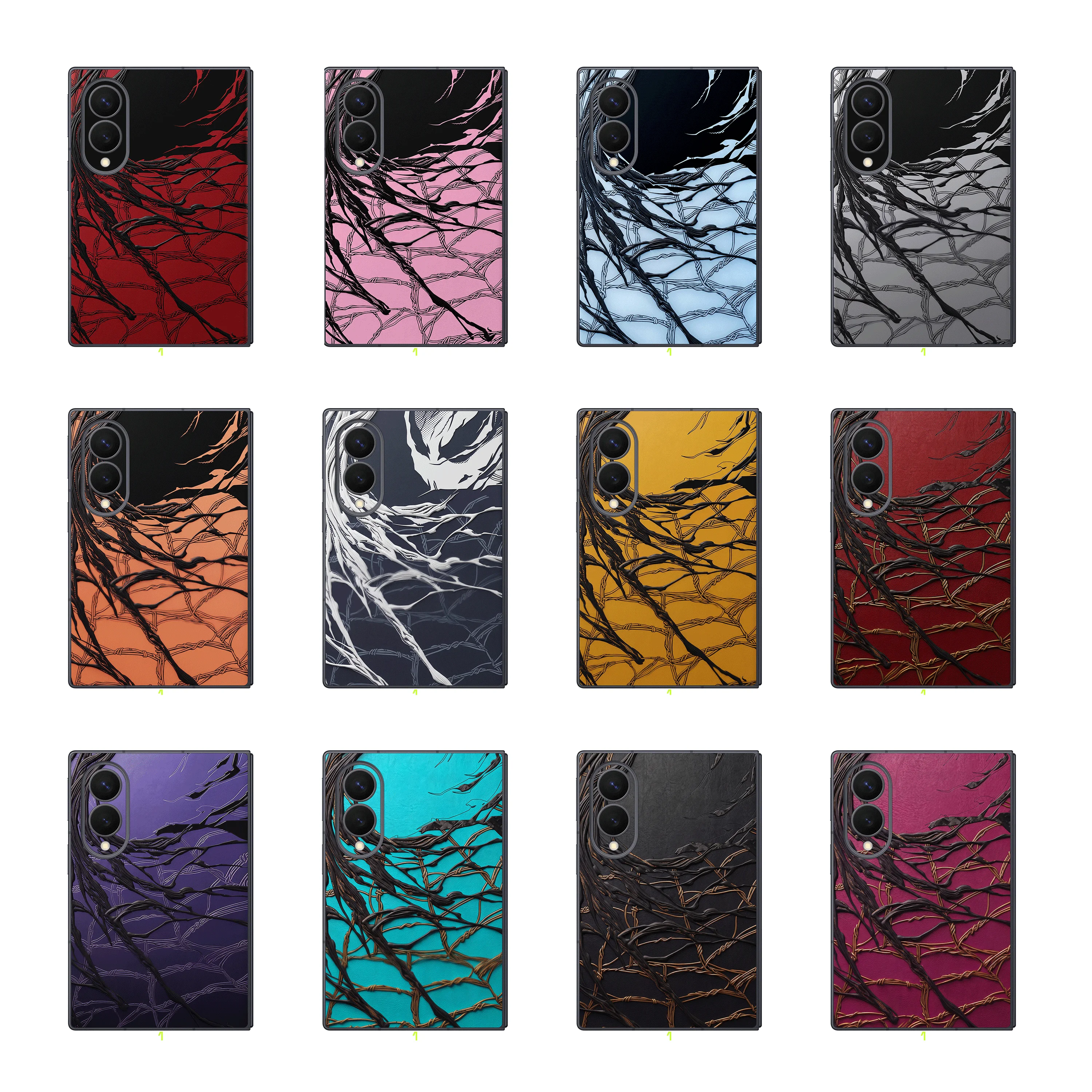 Skin Decal for Samsung Z Fold 8 – [SPIDY] [ZF12] | Back, Hinge and Sides Coverage | Nexa Skins - view 4