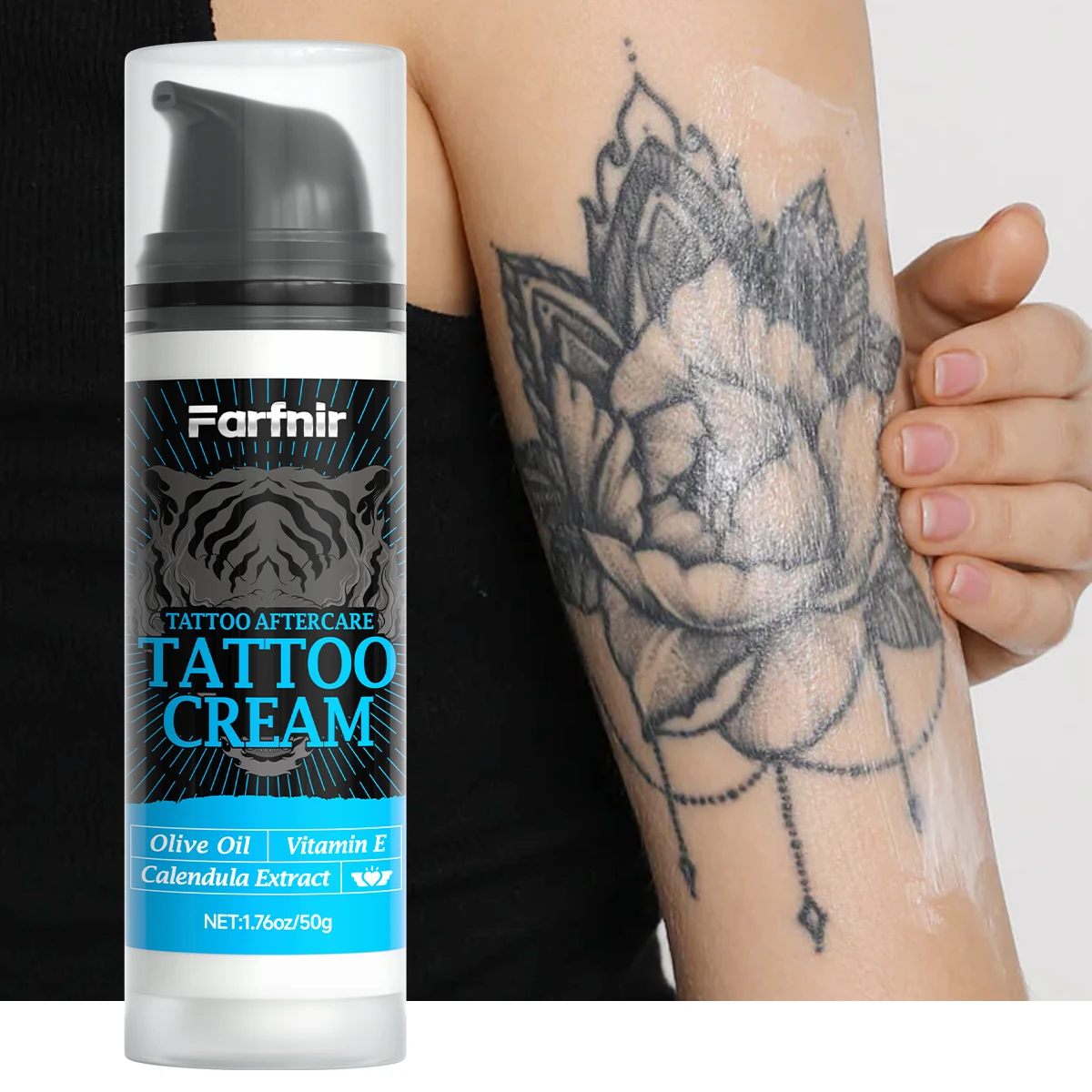 TATTOO CREAM is suitable for post-tattoo care ointment, refreshing and easily absorbed, with strong moisturizing effects