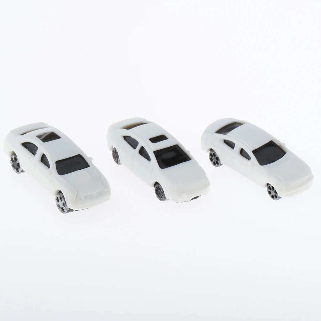 مقياس 1:200 نموذج سيارة أبيض طاولة رملية تخطيط الشارع منظر طبيعي صغير ، نموذج بناء صغير لبيت الدمى ملحقات ألعاب السيارات