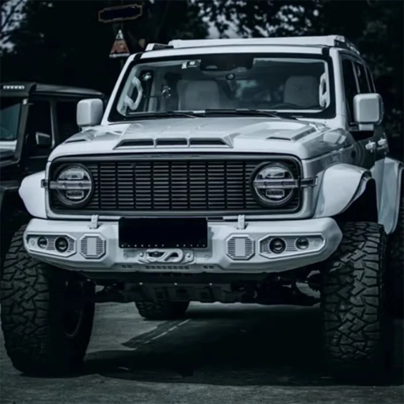 لخزان GWM 300 الشبكة الأمامية مادة البولي بروبلين الظلام نمط الشبكة الأمامية تصميم جديد اكسسوارات السيارات الخارجية