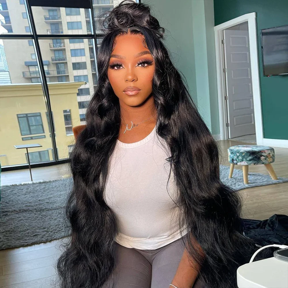 

Body Wave Lace Front Human Hair 30 38 Inch 13x4 13x6 Hd Lace Frontal Wig 200 Density Loose Deep Wave Pre Plucked Wigs For Women