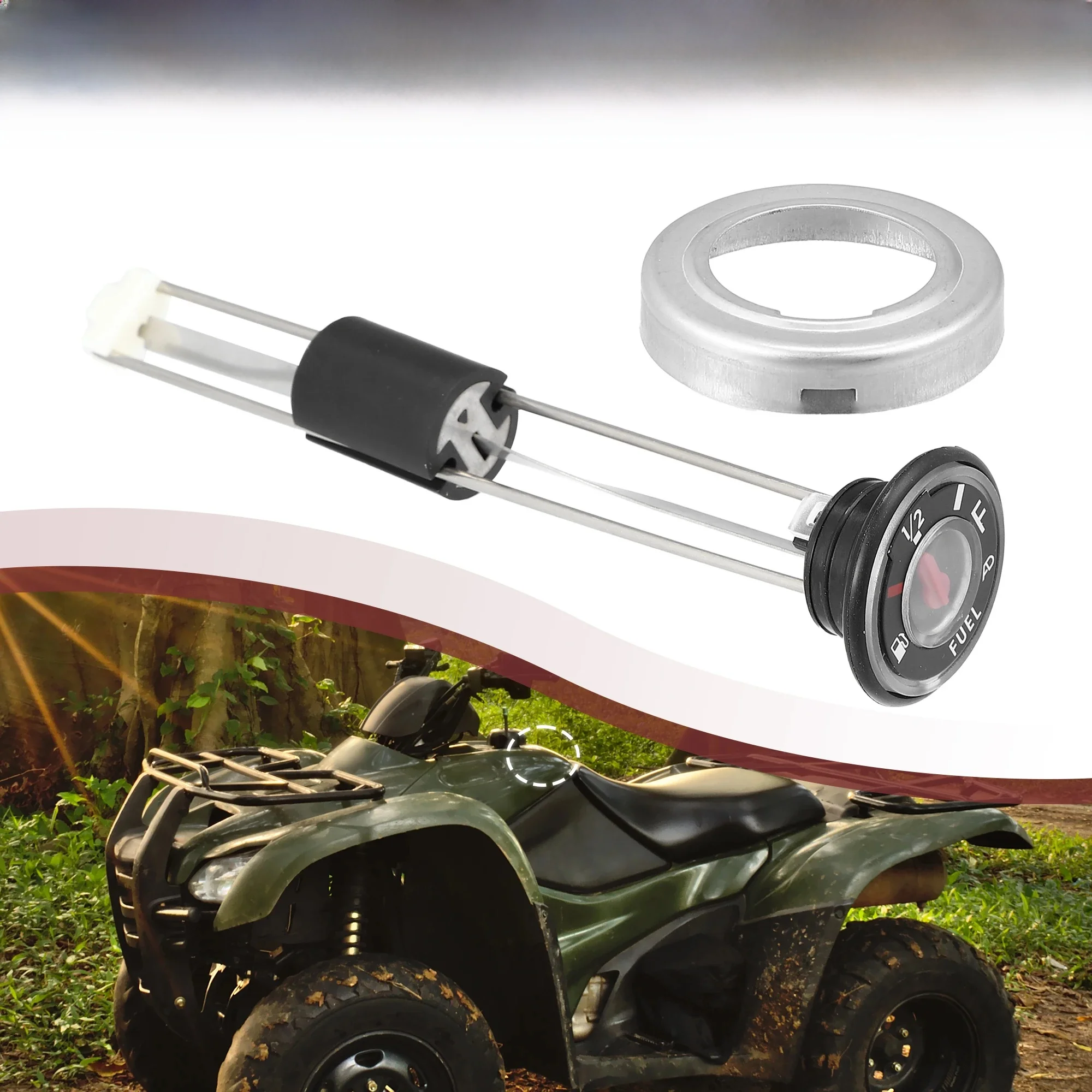 Motoforti ATV Miernik poziomu paliwa w zbiorniku gazu z kapturem do Kawasaki Bayou 220 250 300 400 KLF do Prairie 300 400 KVF 52005-1121 — zdjęcie 2