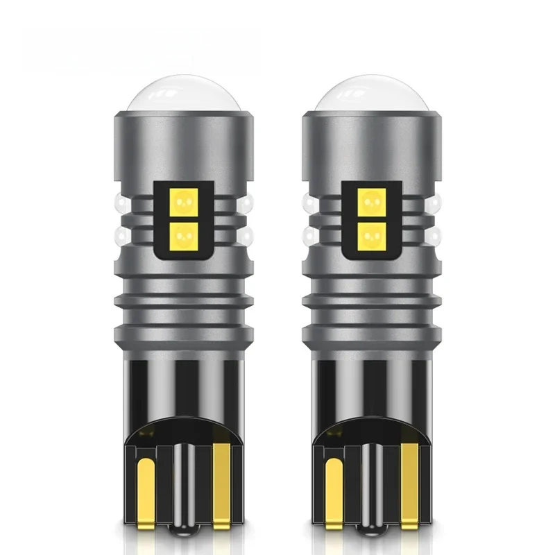 MAXGTRS 2Pcs T10 W5W LED Żarówka Canbus No Error 194 168 LED Light XBD Chip Samochodowa lampka sygnalizacyjna Wewnętrzne światła postojowe Białe — zdjęcie 2