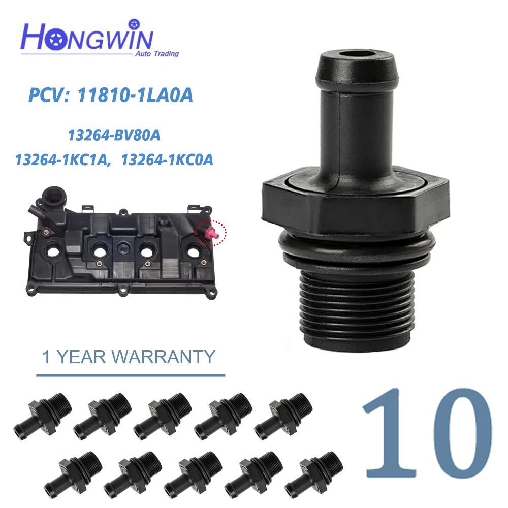 11810 11810-1LA0A PCV Valve For Nissan Juke Pulsar Sentra Serena Sylphy Tiida MR16DDT MR20DD 13264-BV80A 13264-1KC1A 13264-1KC0A