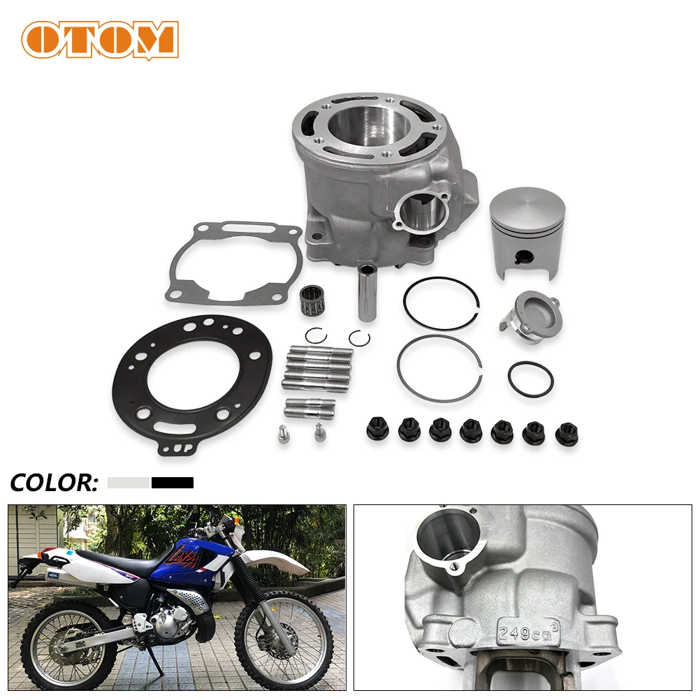 DT230 MT250 Motorcycle 66.8mm Cylinder Block Upgrade Forged Piston Ring Gasket Bearing Kit For YAMAHA LONCIN HENGJIAN KEWS K16