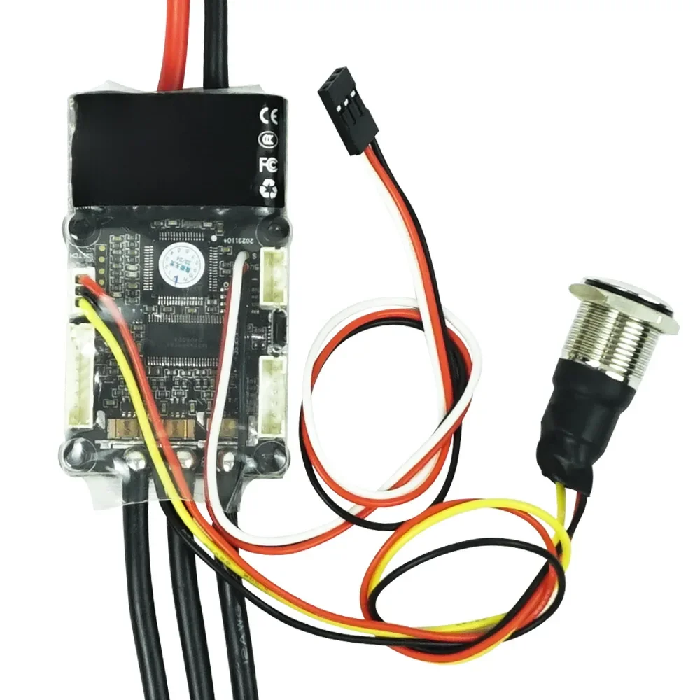 AliExpress FLIPSKY Mini V6 MK5 With Power Button base on VESC 6 MK5 With Aluminum Anodized Heat Sink for Electric Skateboard Sctooer Ebike