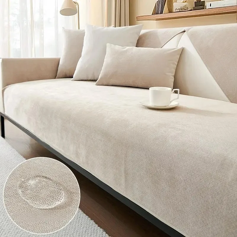 1PC antislip waterdichte bank stoelhoes woonkamer anti-kat kras bank hoes L bankmat handdoek ondoordring noviativos fundas para Sillones - afbeelding 2