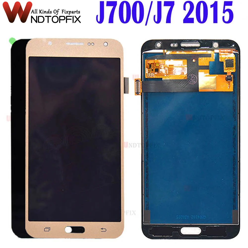 

TFT 5.5" For SAMSUNG Galaxy J7 2015 LCD Display Touch Screen Digitizer J700F J700M J700H Replacement samsung J700 LCD + glue