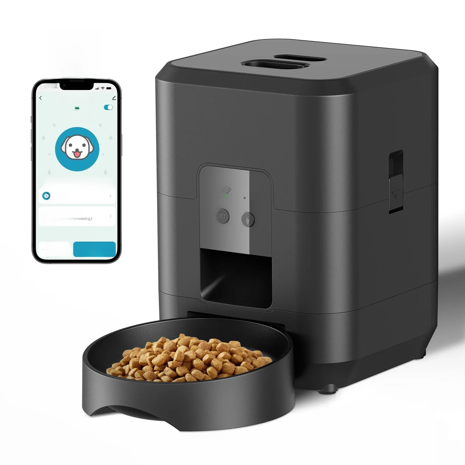 Smart Pet Feeder Automatische Kattenvoeder Hond Slow Food Machine Met Getimede Kwantitatieve Automatische Kattenvoer Dispenser Kat Hond Kom - afbeelding 2