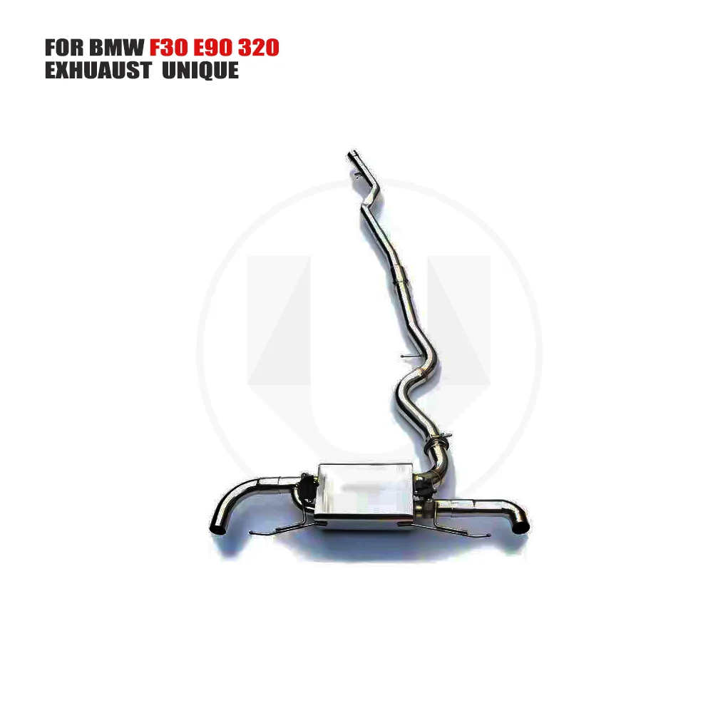 

UNIQUE Stainless Steel Exhaust System Manifold is Suitable forBMWF30 E90 320 Auto Modified Valve Muffler Downpipe With Catalyst