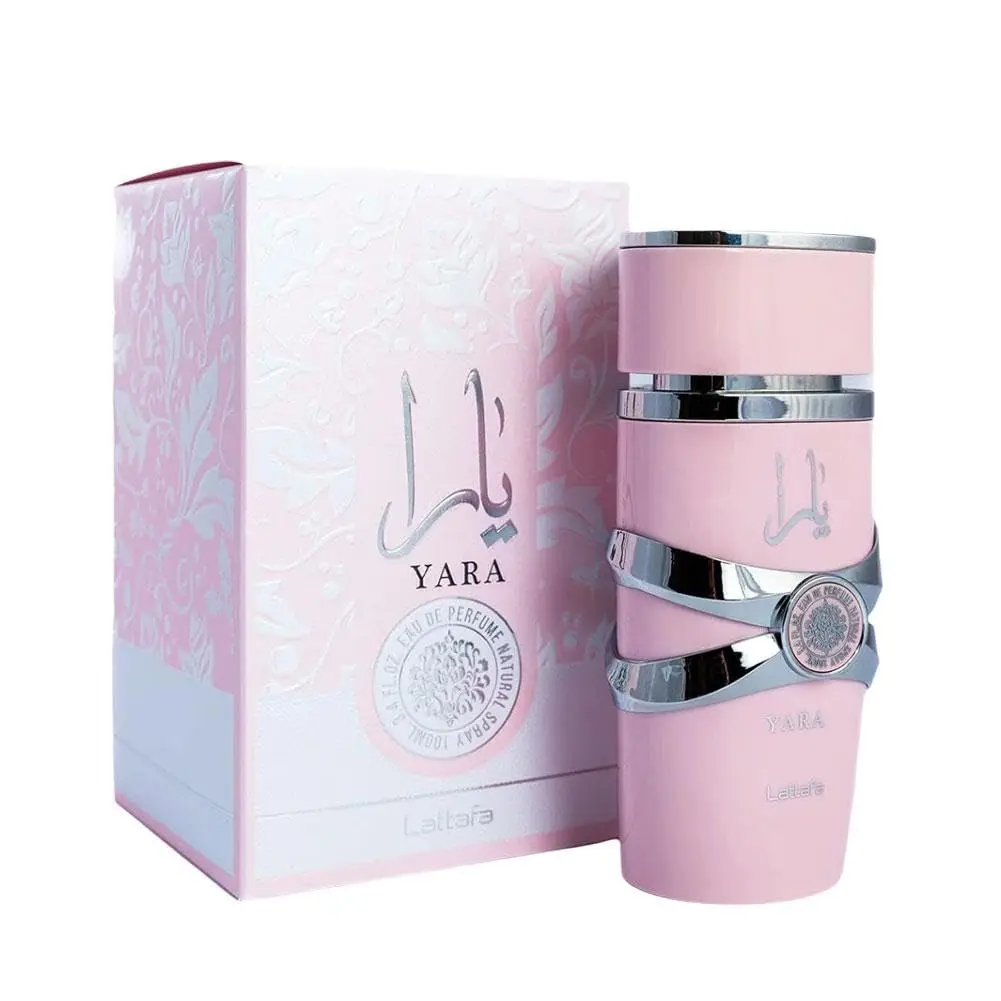 Yara Pink Eau De Parfum 100ml (3,4 fl oz) para fragancia femenina duradera