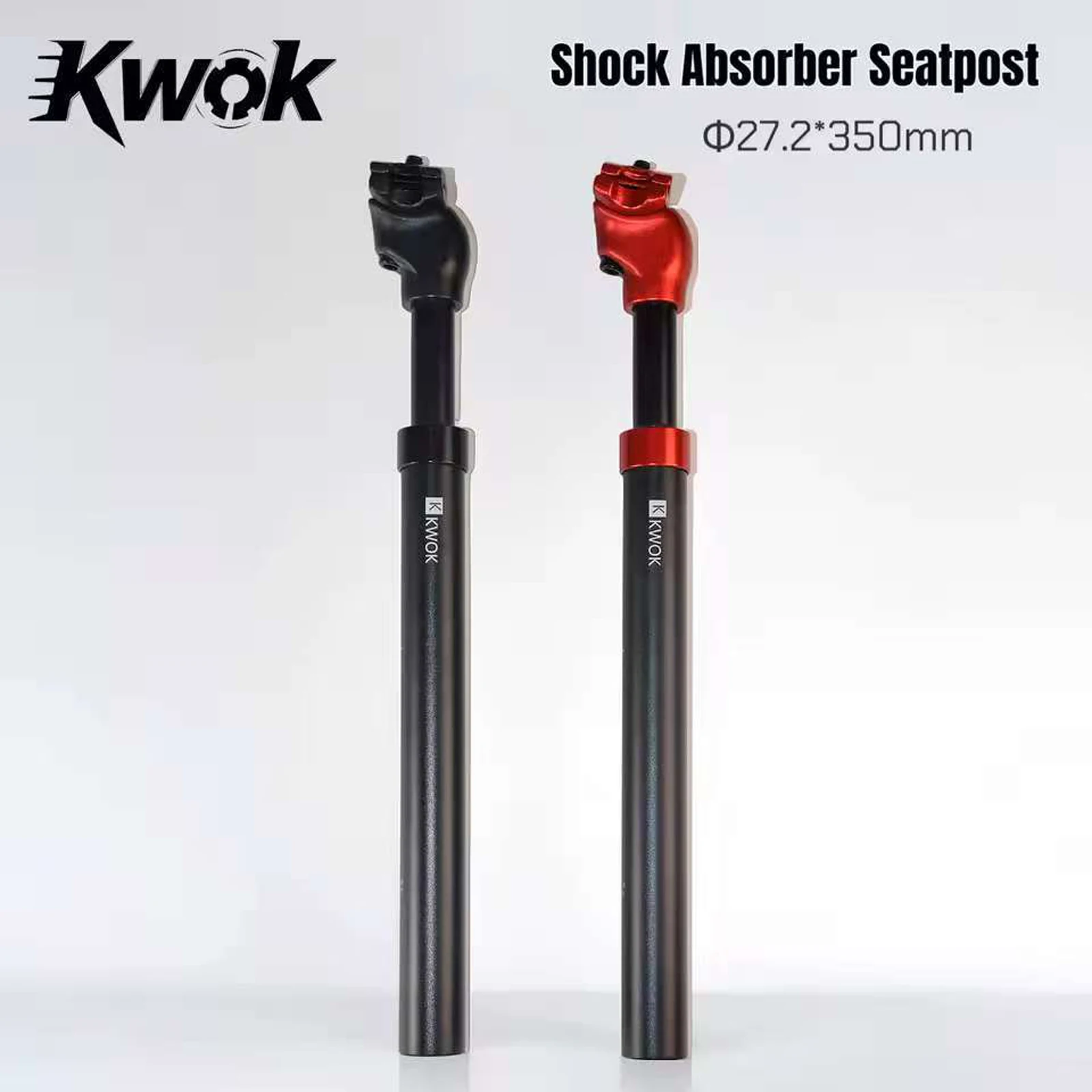 

Kwok Bicycle Seatpost Shock Absorber 27.2/30.9/31.6mm Mountain Road MTB Bike Seat Post Suspension Dropper Post Seat Tube 350mm