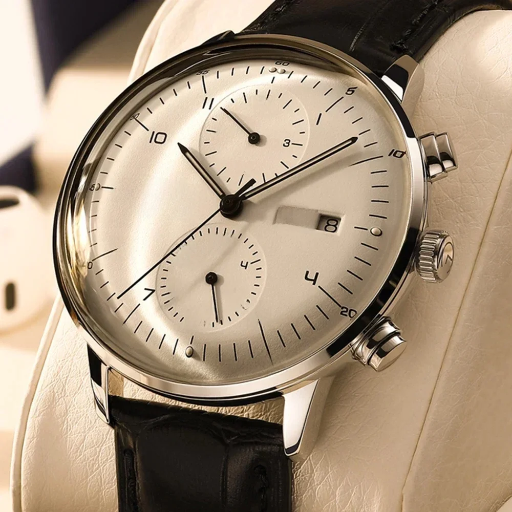 Herenmode Mechanische Horloges Zakelijk Automatisch Horloge Roestvrij Staal Lichtgevende Designer Klok Relojes De Hombre Nieuw 2023 - afbeelding 2