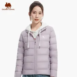 GOLDEN CAMEL Women's Down Jackets Sports Heated Fleeve Jacket for Men 2023 New Warm Short Fashion Men's Winter Coats Top Clothes