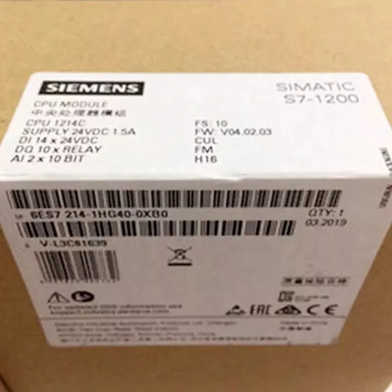 

Горячая Распродажа Siemens S7- Series PLC 6ES72141HG400XB0