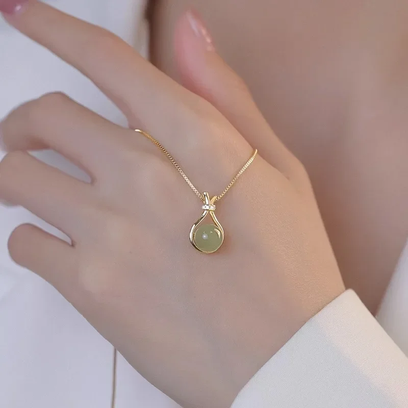 Nowość w stalowym naszyjniku ze stali nierdzewnej 316L Mint Green Purple dla kobiet w stylu vintage Girl Choker Neck Chain Biżuteria Hurtownia — zdjęcie 2