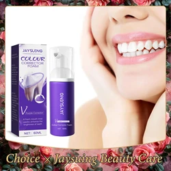 Creme dental Mousse Clareador, Dentes Clareadores, Remover manchas de placa, Higiene Oral, Respiração Fresca, Pasta Dental de Limpeza Profunda