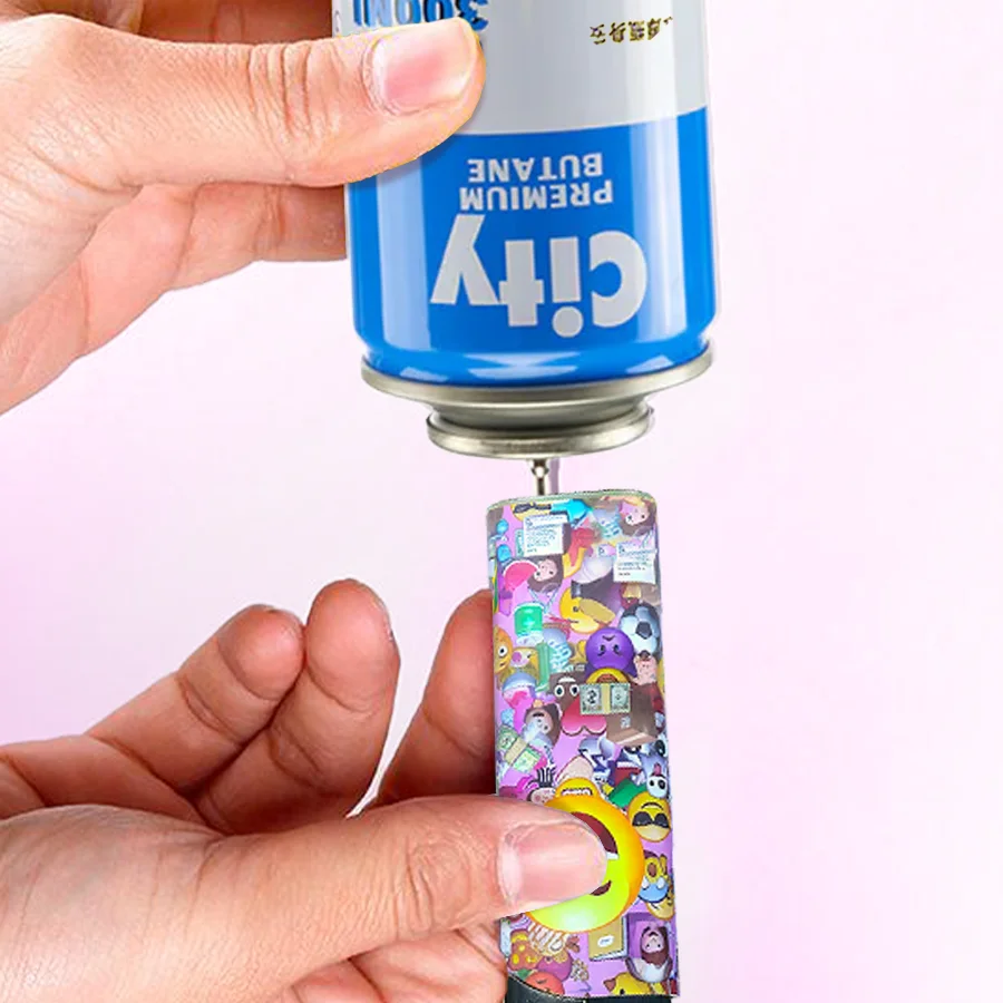 50-Piece Creative Print Lighters with 1PC Butane Refill - Sturdy Material, Diverse Fun Creative Patterns