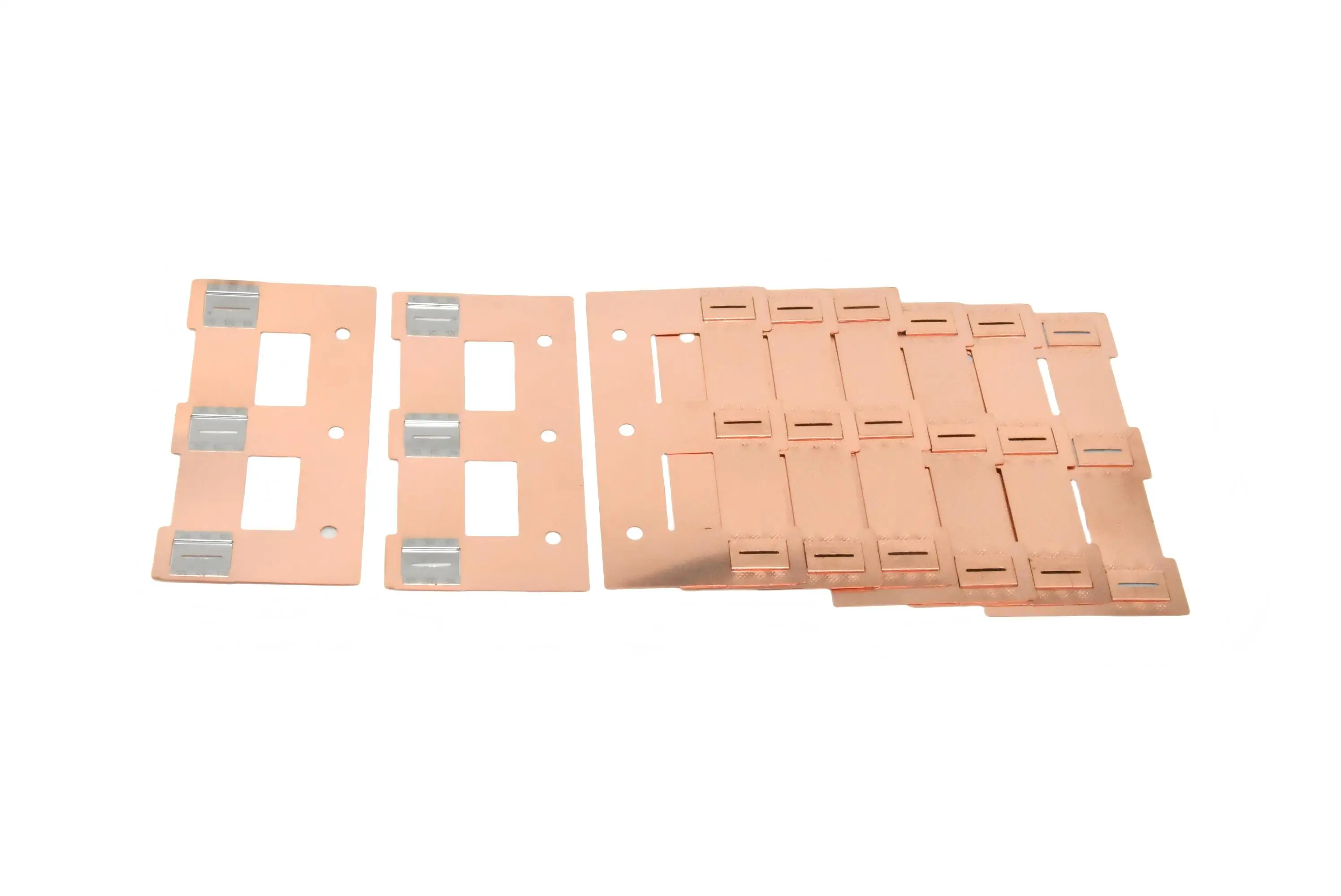 20PCS 1*3P 34.5mm Spacing High-Performance Cost-Effective Copper Busbars for 33140 Battery Pack - Connection Tab, Custom Shapes