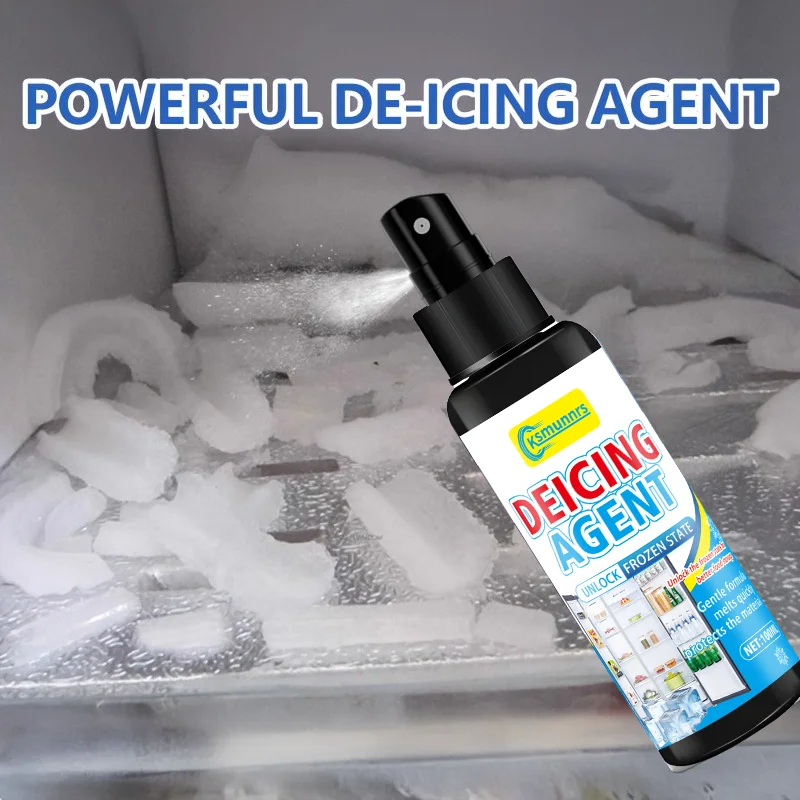 Christmas 100ml High-Quality Defrosting Spray - Suitable for refrigerators, car windows, car door handles, and other areas prone