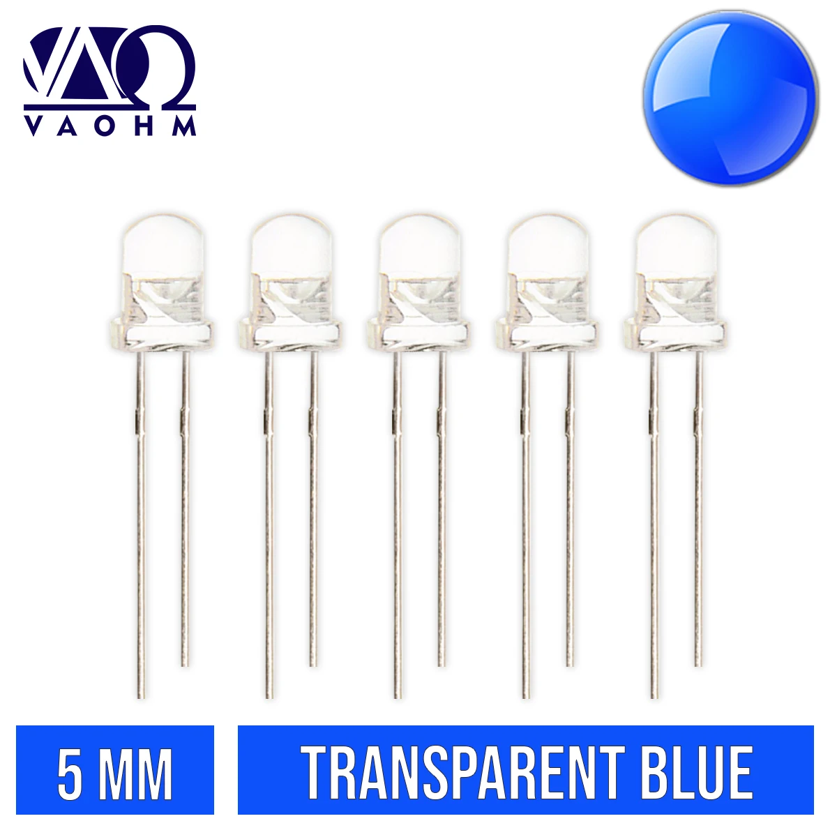 100 sztuk/partia LED F5 woda wyczyść okrągły 5mm dioda emitująca światło (czerwony/niebieski/zielony/pomarańczowy/żółty/biały)