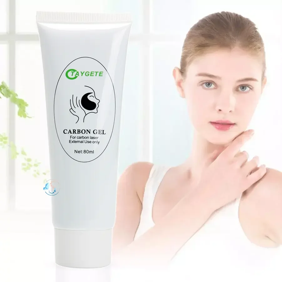 Laser Gel Cream Skin Deep Cleaning Carbon Nd Yag Cream Carbon Peeling Gel For Laser Carbon Bel 80g for skin whitening