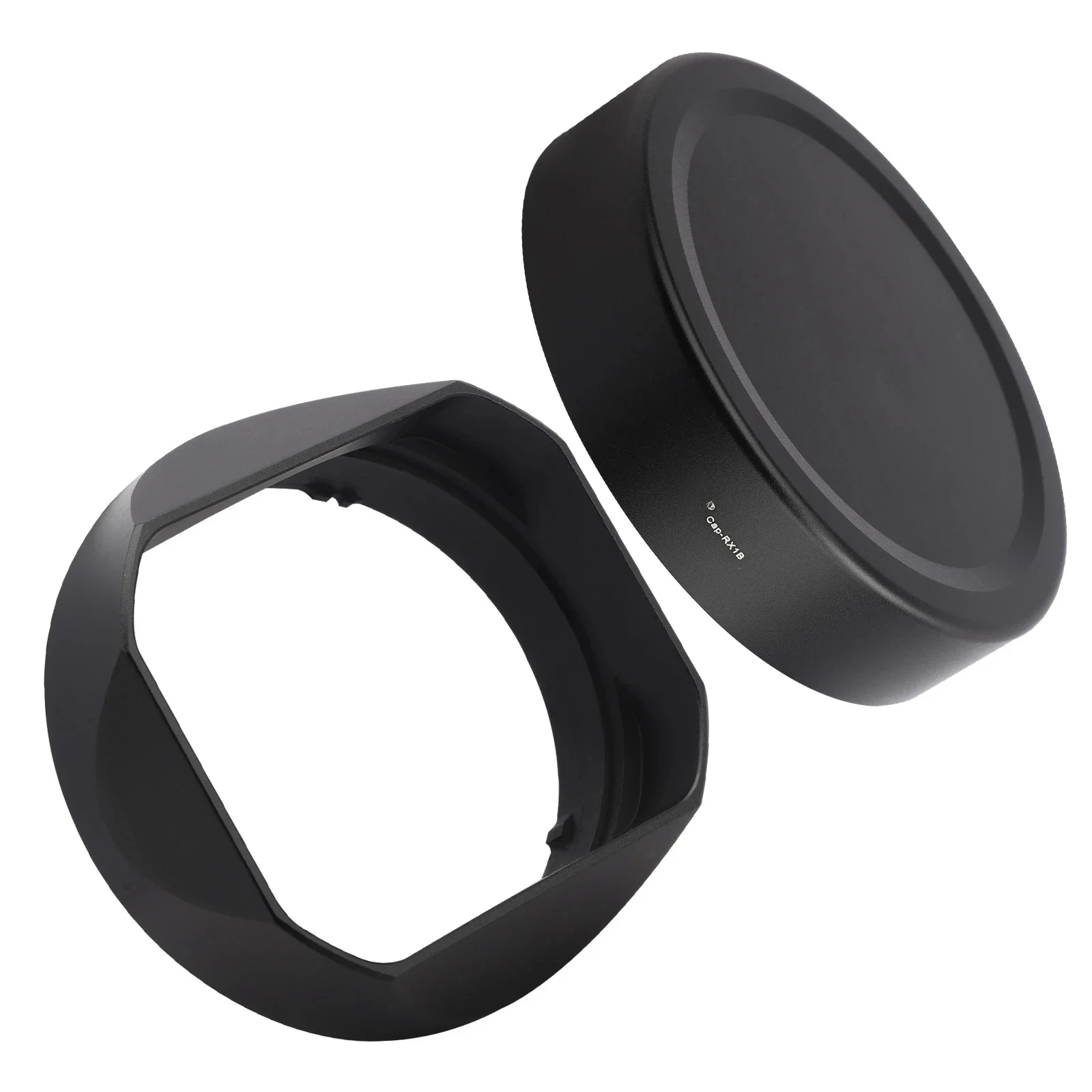 Haoge LH-RX1B kwadratowy metalowy bagnet osłona przeciwsłoneczna cień z osłona obiektywu dla Sony Cyber Shot DSC RX1 RX1R RX1RII Nex,Anti-scratch — zdjęcie 2