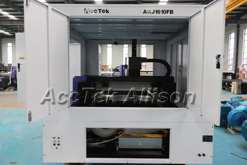 6010 Full cover seted Laser Cutter Metal Sheet Fabrication Fiber Laser Cutting Machines