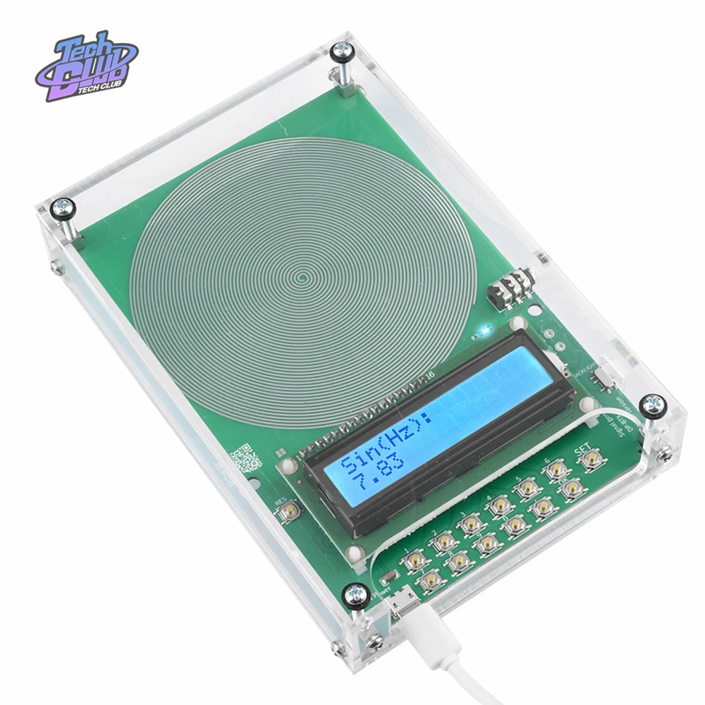 Imagem -04 - Ressonador Schumann Gerador de Ondas de Pulso de Frequência Ultra Baixa Ressonador Áudio 01hz30000hz 783hz