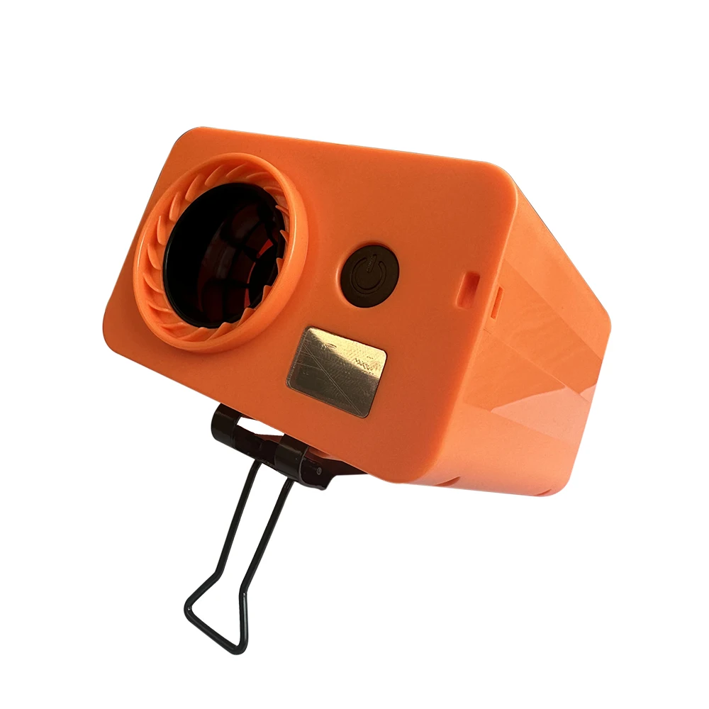 Portable WaistFan Stepless Speed Control 6000mAh USB Rechargeable Fan with LED Flashlight Wearable Neck Desk Clip Fan Power Bank