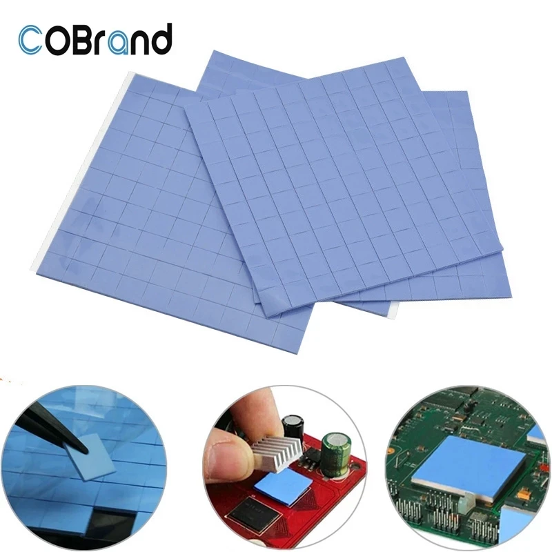 

GPU CPU Cooling Pad Thermal Tape Double Sided 10mm*10mm Thermal Pad Conductive Heatsink Computer Host Heatsink термопрокладка