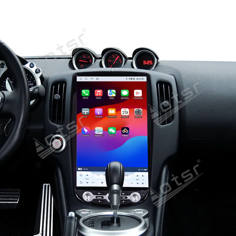 14.5 inch T-Style Screen For Nissan 370Z 2008-2019 Android 15 Car Radio Multimedia Automotive Stereo GPS Auto Carplay Head Unit